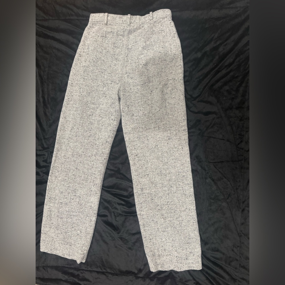 Tory Burch Women's Gray Tweed Joggers - Picture 4 of 9